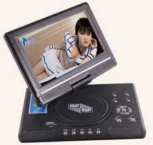 9.8 Inch Portable DVD Player with 9 Inch TFT-LCD Display Screen 270 Rotating Game Analog TV USB & SD Card Slots VCD CD MP3 Play