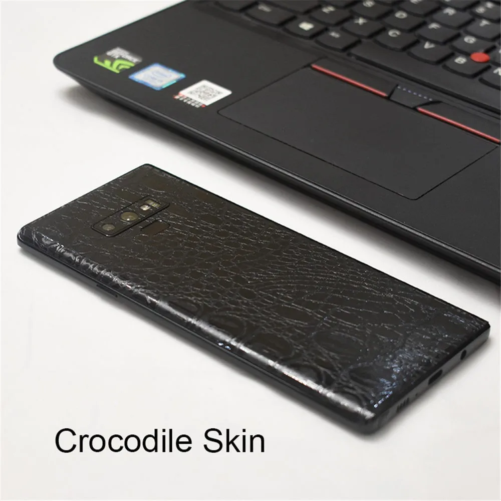 Back Cover Film For Samsung Galaxy Note 9 8 LeatherCarbon FiberWood Skins Protective Sticker For Samsung S9 S8 Plus Note 9 8 (25)