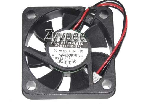 ADDA 4010 AD0412HB-G70 12V 0.10A 2Wire Cooling Fan