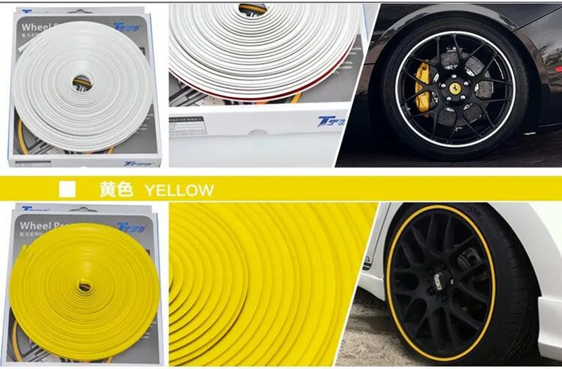 

Car-Styling Decoration Wheel rim Protector stickers for Hyundai elantra ix35 solaris accent i30 ix25 tucson 2016 i20 Accessories