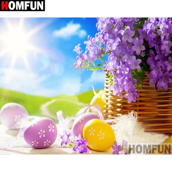 

HOMFUN Full Square/Round Drill 5D DIY Diamond Painting "Flower sunshine" 3D Diamond Embroidery Cross Stitch Home Decor A18973
