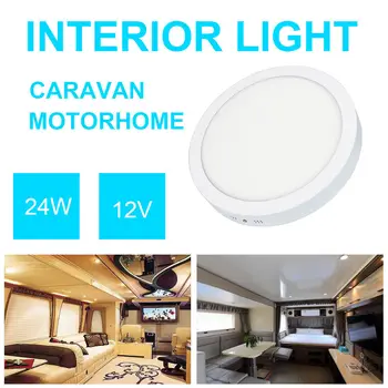 

24W Interior LED Spot Light Ceiling Cabin Light For Camper Van Caravan Motorhome