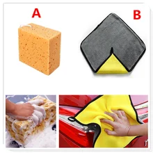 Авто автомобиль губка для мытья ручные инструменты блок Очищающая высушивающая Полотенца ткань для BMW i8 Z4 X5 X4 X2 X3 M5 M2 X6 M6 640i 640d