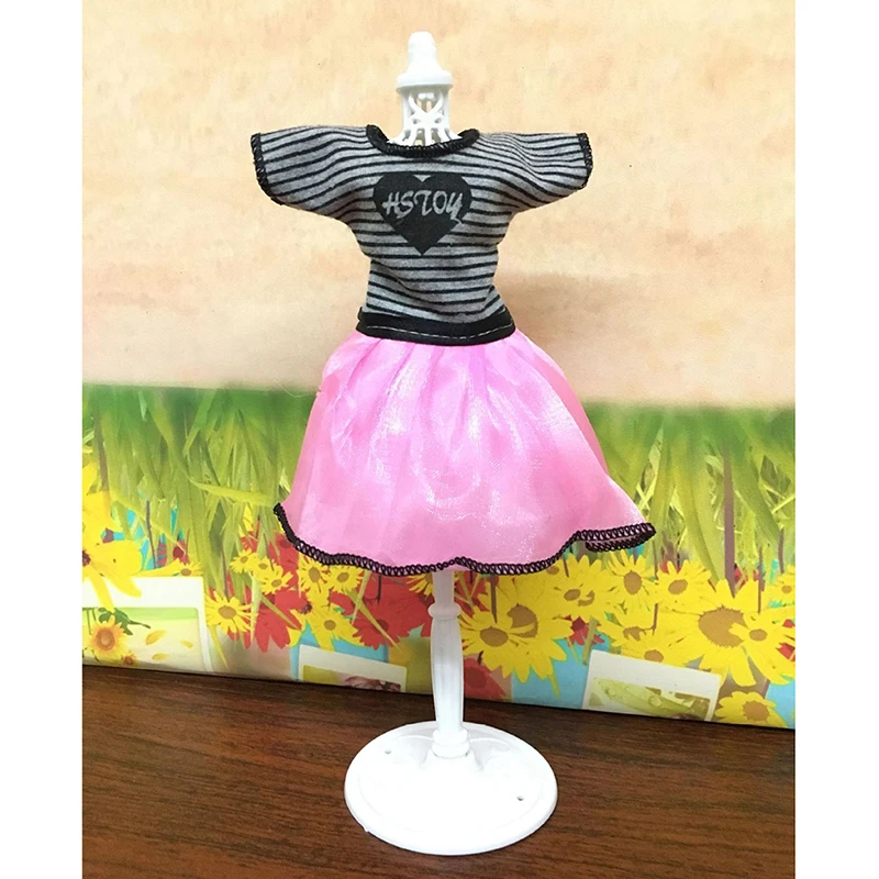 Display Gown Dress Clothes Rack Doll Mannequin Hollow Model Holder Stand Women Dolls