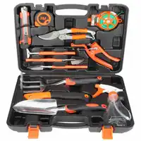 12 in 1 Garden hand tools set shovel rake shovel gardening tool box flower plants planted tools