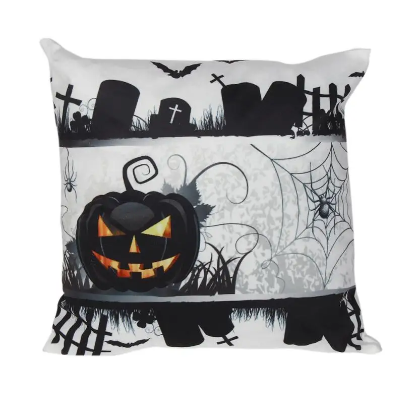 Halloween Pillow Case Sofa Waist Throw Cushion Cover Home Decor H823