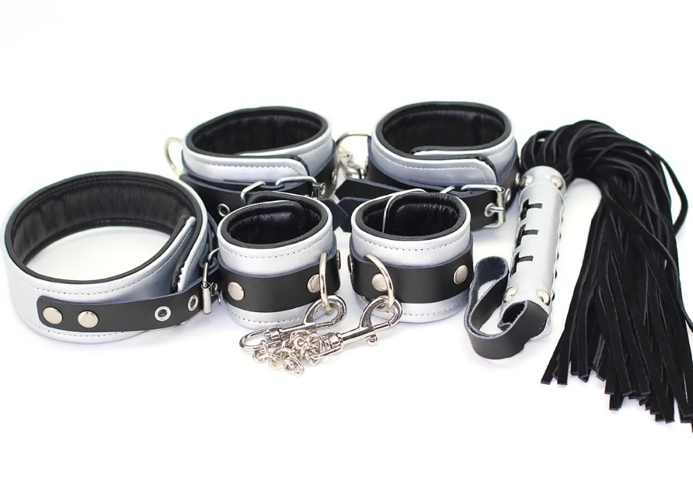 Buy New deluxe 4 pcs leather sex restraint kits