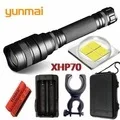 Powerful UV Red Laster+T6 LED 3 Modes Hunting Flashlight 4000 Lumen Zoom Tactical Flash Light Torch for 18650 / AAA Battery