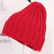 Шапки Новая модная зимняя качественная акриловая шапка вязаная шапка остроконечная шапка для женщин/женщин 19 цветов