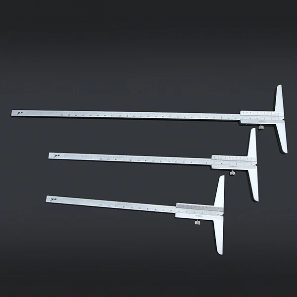 

0-150mm 0-200mm 0-300mm Stainless Steel Depthometer Depth Gague Indicator Caliper with Box