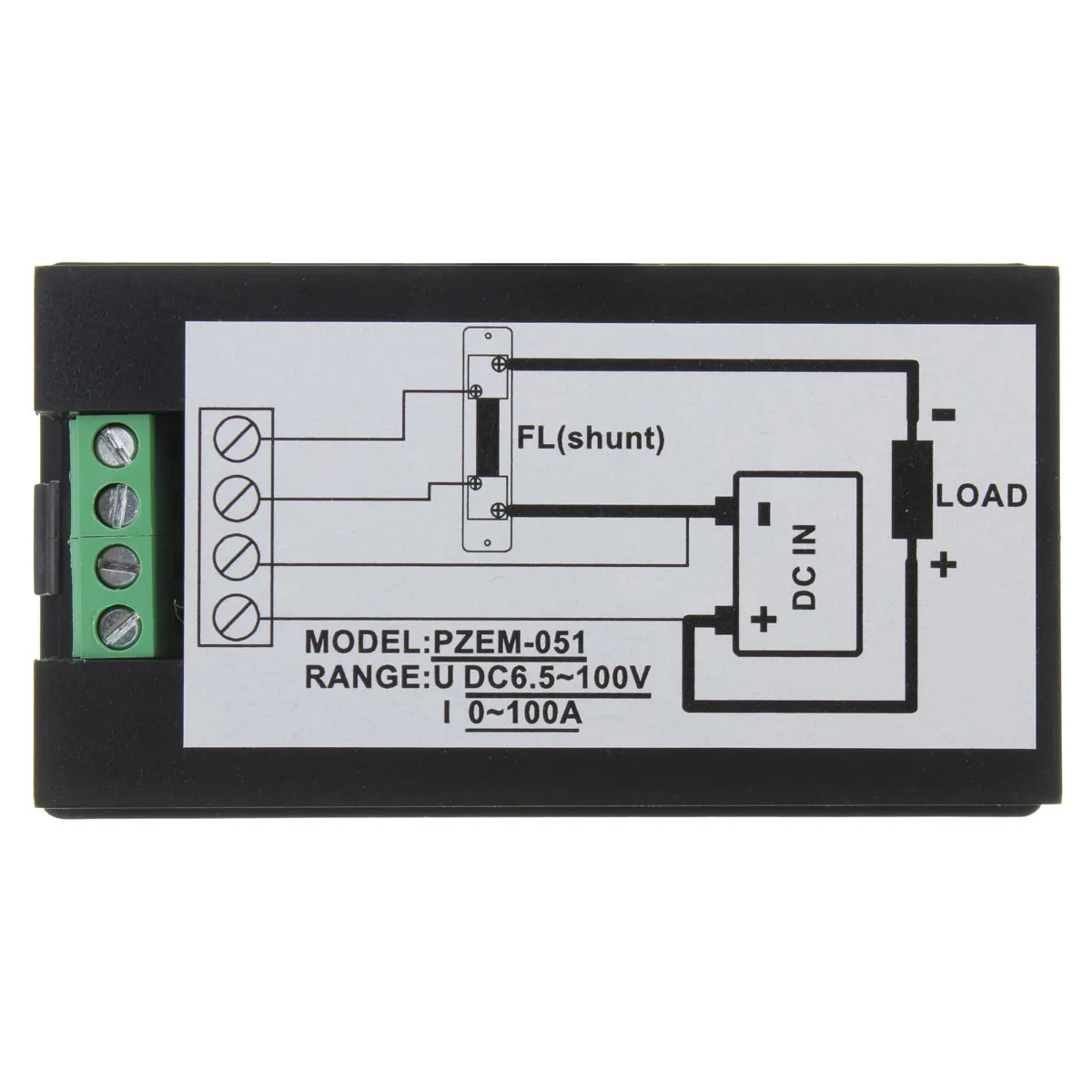 100A DC 6,5 V-100 V Цифровой Многофункциональный измеритель мощности монитор энергии Модуль напряжения Meterr амперметр с 50A шунт