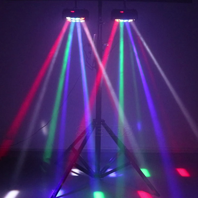  SHEHDS Fast Shipping RGBW Mini LED Spider Beam Light LED 8x6W Bar Beam Moving Head Beam LED Spider  - 33057683113