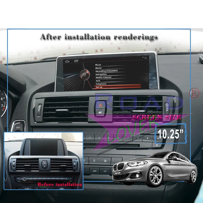 Cheap Roadlover Android 7.1 Car PC GPS Navigation For BMW 3 (F30 F31 F34 F35 F80) 2011- For BMW 4 F32 F33 F36 F84 (2013- Player NO DVD 8
