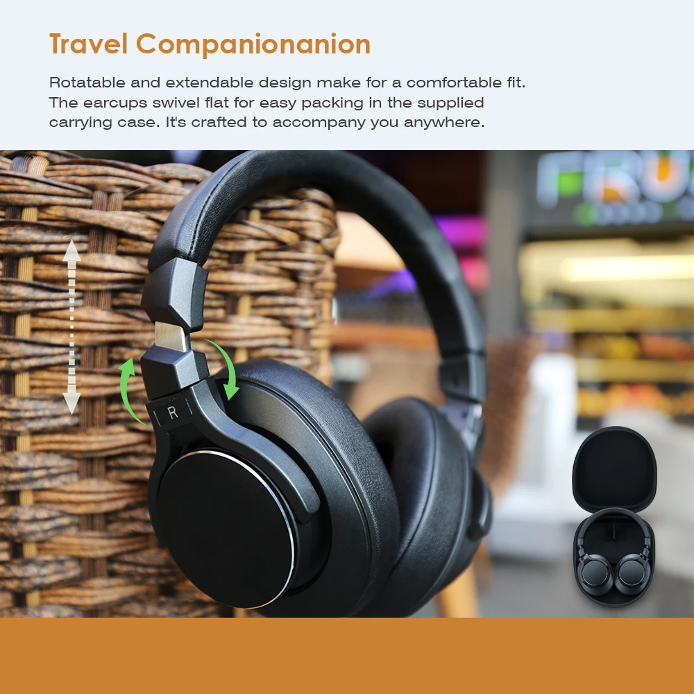 Mixcder E8 Беспроводной активный Шум шумоподавления наушники Bluetooth с микрофоном за