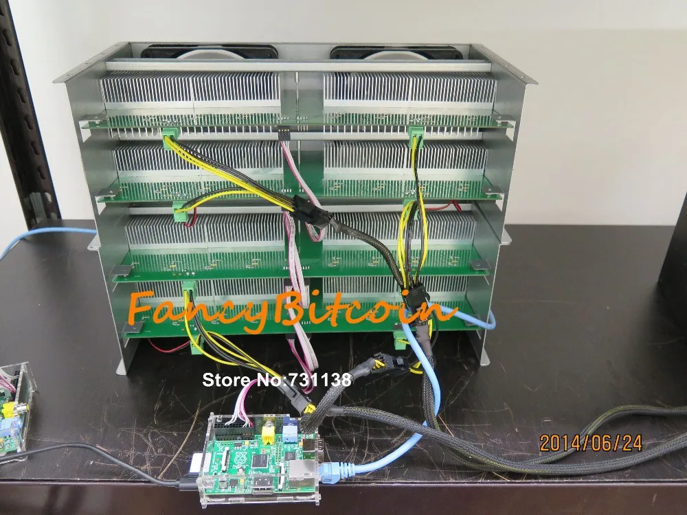 New 40nm Am V1 600g Asic Bitcoin Miner Btc Garden Package Includes