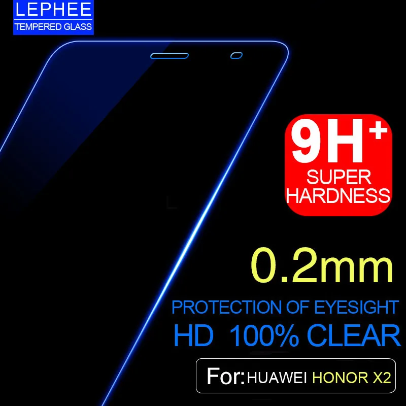 LEPHEE для huawei Honor X2 Закаленное стекло Защитная пленка чехол для huawei MediaPad X2 стекло(7 дюймов