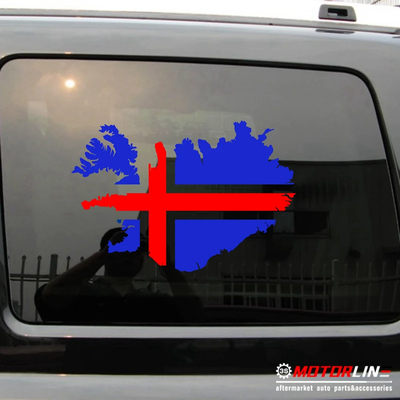 

Iceland Map Flag Silhouette Decal Sticker Car Vinyl Icelander Pride no bkgrd