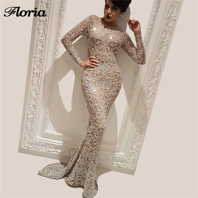 Africano vestidos de noche musulmanes 2018 Aibye árabe turco brillante desfile vestido para bodas Robe de soiree vestidos|Vestidos de noche| - AliExpress