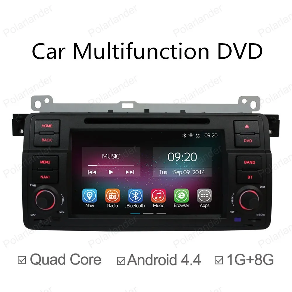 7in 800*480 Android 4.4 Quad Core 2 Din Car DVD Player for BMW E46 Stereo GPS Navi wifi radio DAB+ FREE SHIPPING | Автомобили и