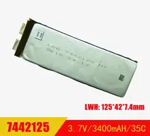 Wysoki wskaźnik 3.7V3400mAH rdzeń 7442125 dla 35C baterii samochodów awaryjne moc rozruchu dostaw