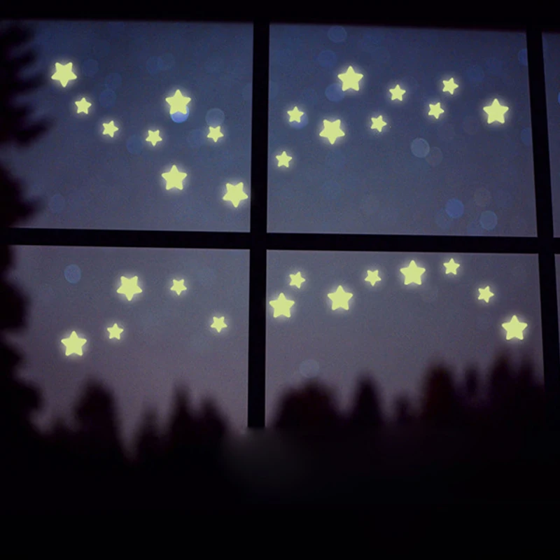 38 قطعة/المجموعة 3 سنتيمتر الأطفال الكرتون PVC مضيئة التصحيح النيون 3D ملصقا ستار ملصقات الحائط DIY الاطفال غرفة المنزل الديكور اكسسوارات