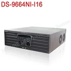 in stock DS-9664NI-I16 English version H.265 NVR 64CH Support up to 12MP camera, 16SATA for 16HDDs HMDI1 at up to 4K NVR  RAID