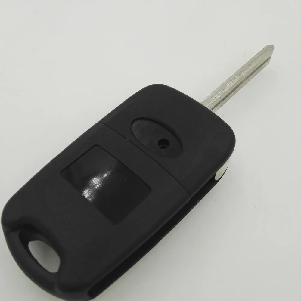 Совершенно неразрезанный Клинок 3 кнопки дистанционного управления чехол Fob для hyundai I30 I35 замена флип Автомобильный ключ оболочка Крышка с символом