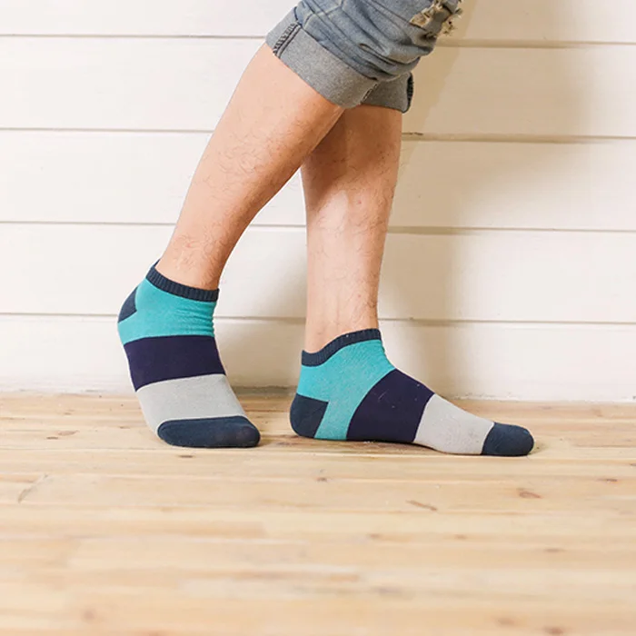 Новинка на лето и весну осень Pier Polo модный бренд Для мужчин носки в повседневном стиле красочный чистого шелка Хлопковые тапочки носки для малышей(5 пар/лот