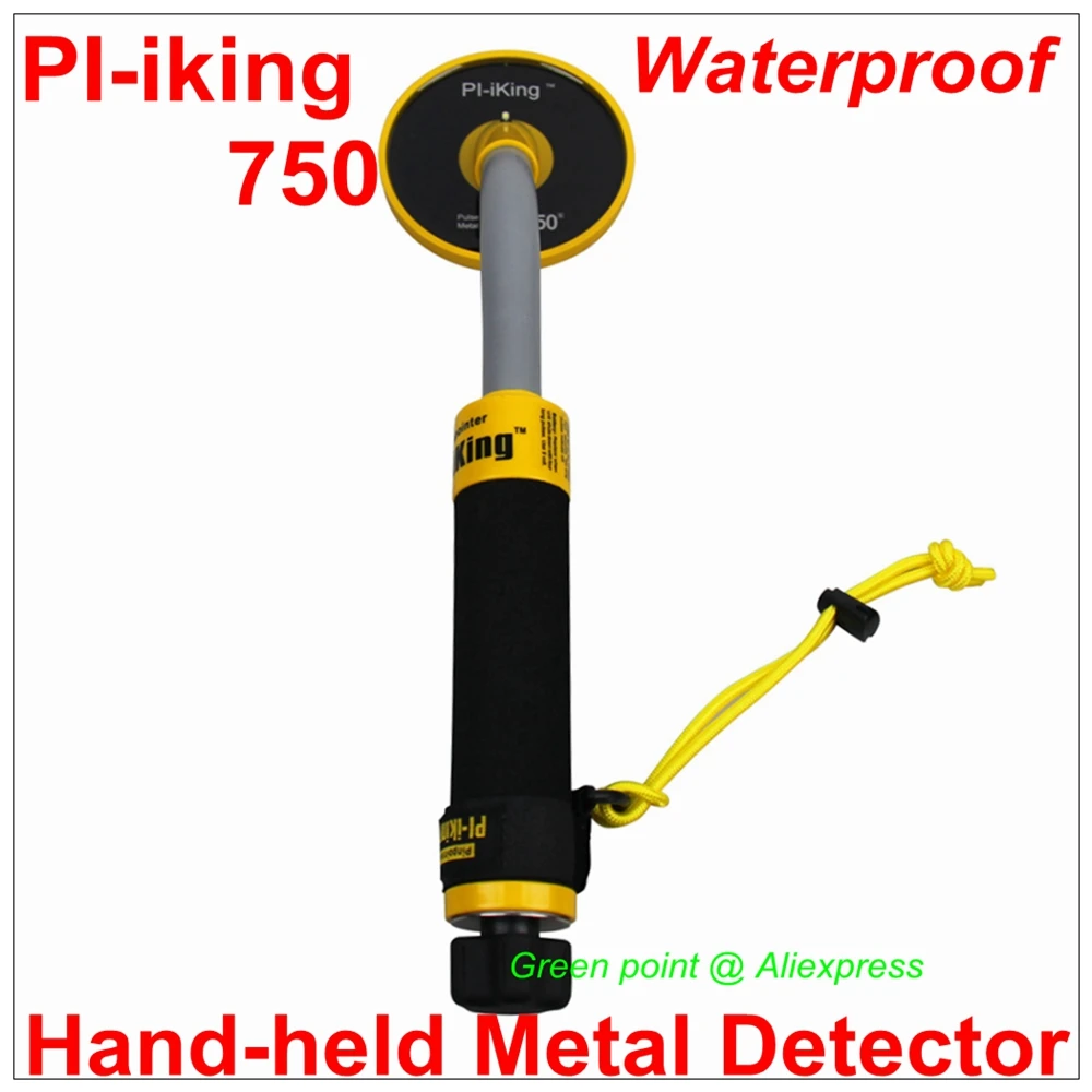 

PI-iKing 750 Fully Waterpoof Metal Detector TX-750 Pulse Induction Pinpointer Gold Detector MD750 Updated Treasure Hunter