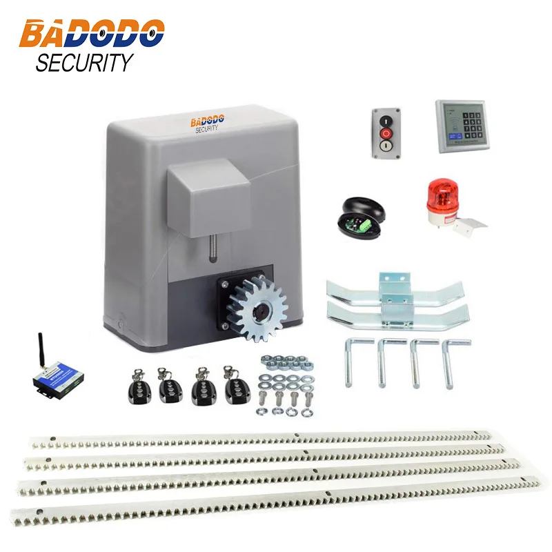 

CE Approved Certificate Automatic Door Motor for 600kg Sliding Door with 4m racks, Remote Controls 433.92MHz