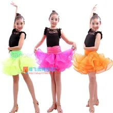 Костюм для латинских танцев для взрослых кружевной топ без рукавов+ короткая юбка комплект из 2 предметов для латинских танцев для девочек костюмы для латинских танцев