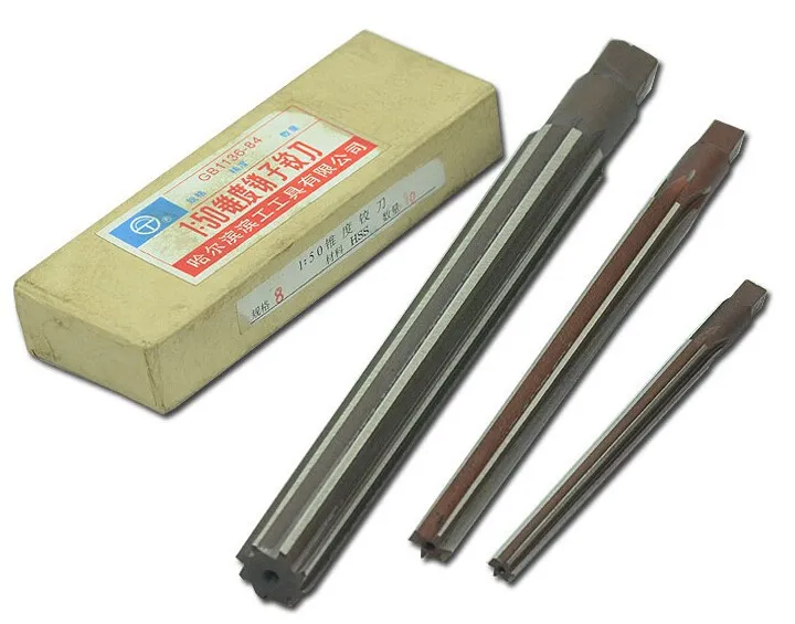 Total 6pcs 150 straight shank taper reamer 4 5 6 8 10 12 mm on