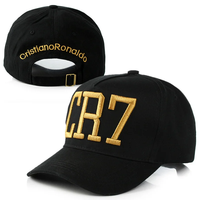 

2019 new arrival Cristiano Ronaldo CR7 Hats Baseball Caps Hip Hop Cap Snapback Hat for Men Women sun hats High Quality