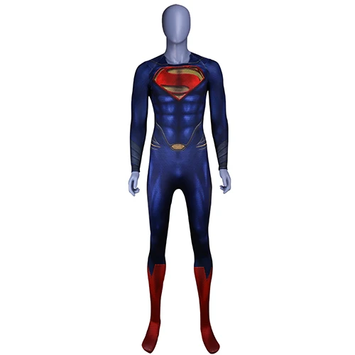 only the jumpsuit Латекс Супермен комбинезон костюм для взрослых Для мужчин Super hero праздничный боди платье Хэллоуин Карнавал Super hero Косплэй наряды - Цвет: only the jumpsuit