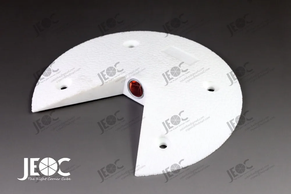 

White plastic ground prism for Leica Trimble Topcon total station,half inch