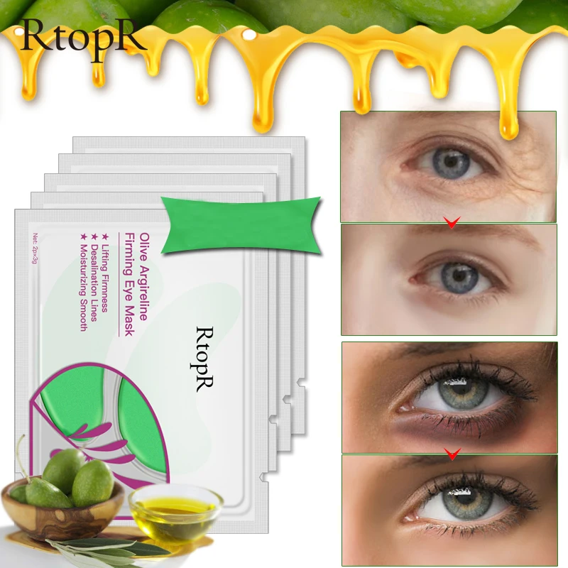 1/3 шт оливково-зеленые патчи для глаз увлажняющие тщательные гладкие выцветающие темные круги мешок для глаз против морщин влажный