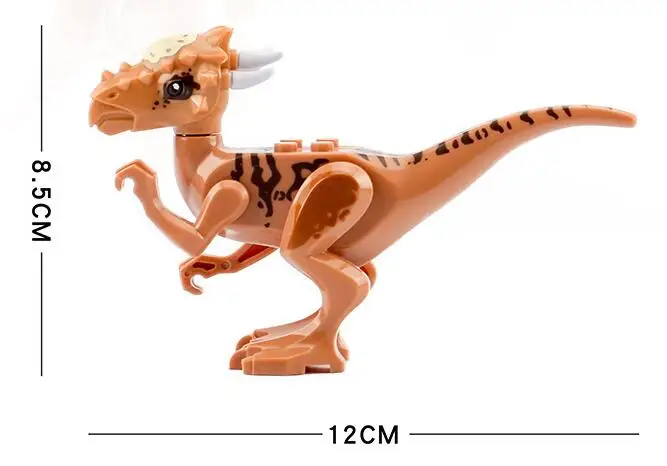 Jurassic Dinosaur Set Building Block Toy Figure Indoraptor Velociraptor Triceratop Indomirus T-rex World Compatible Legoings