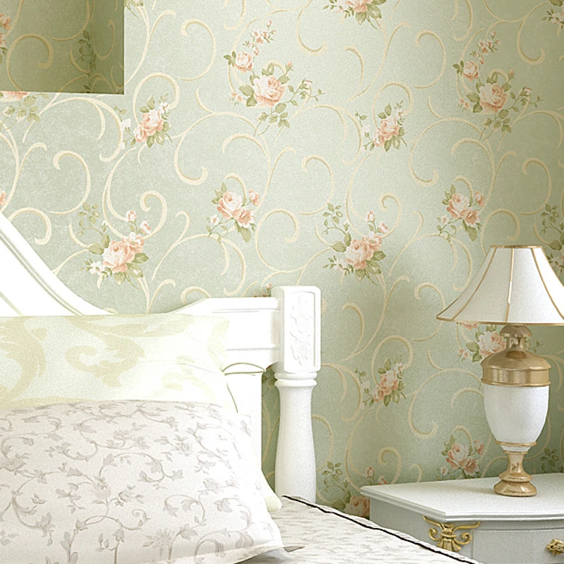 

Pastoral Floral Wallpaper Roll Bedroom wall Decor Big Flower Wall paper for wall Mural Wall Decals papel de parede HS048