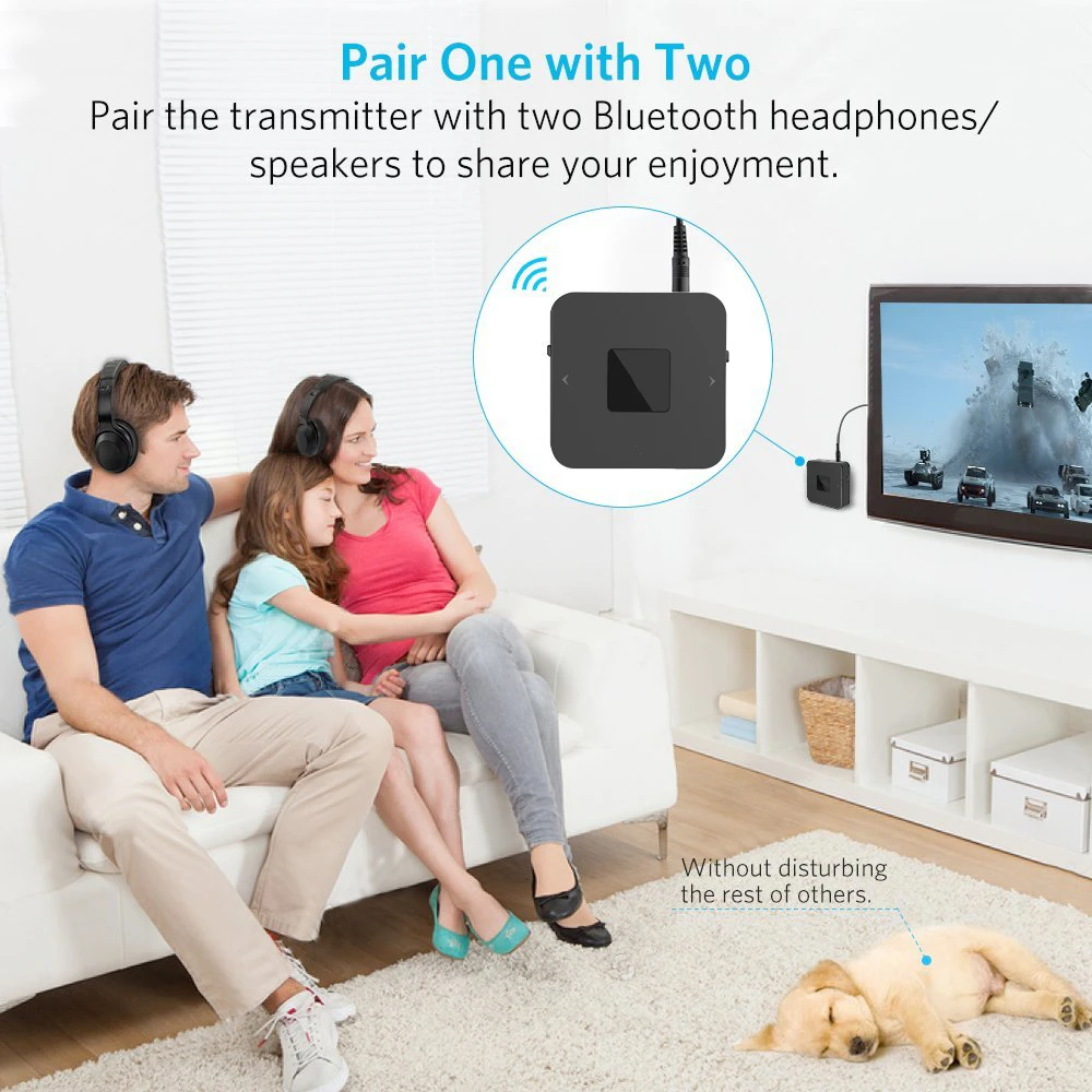 Bluetooth 50 CSR8670 Aptx baja latencia Aux 35mm RCA SPDIF óptico Toslink transmisor receptor inalá