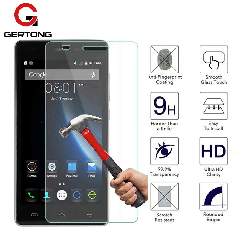 GerTong защита для экрана закаленное стекло Для Doogee X5 Max Pro S60 Y8 X70 X80 Y7 Homtom Ht7 пленка из