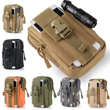 Molle Ausrüstung Taktik Gürteltasche Waterprooof Nylon Militär Hüfttasche Gürteltasche für Frauen Männer Handytasche 5,5 zoll