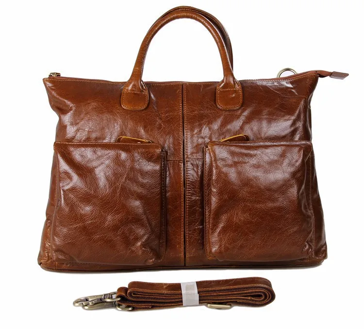 Nesitu высокое качество серый/коричневый портфель 14 ''сумка для ноутбука из натуральной кожи мужские сумки-мессенджеры# M7241