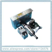 С воздушным охлаждением 400 Вт шпиндель Мотор 12-48 В постоянного тока ER11 собрать+ D52MM крепление обойма кронштейна+ Питание Mach3 системы