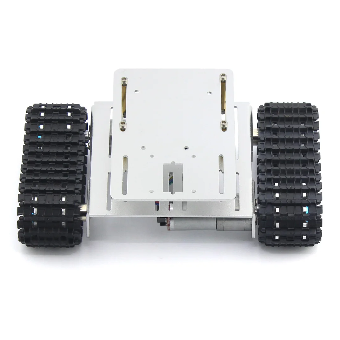 JMT DIY Intelligent Crawler Robot Chassis Aluminium Alloy Tank Car Chassis Bottom Toy for DIY RC Robot Car Spare Parts JMT DIY Intelligent Crawler Robot Chassis Aluminium Alloy Tank Car Chassis Bottom Toy for DIY RC Robot Car Spare Parts