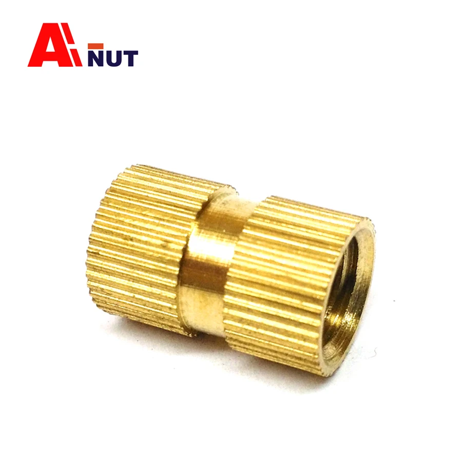 m4 insert nut , plastic mould brass knurled insert nut , Plastic model