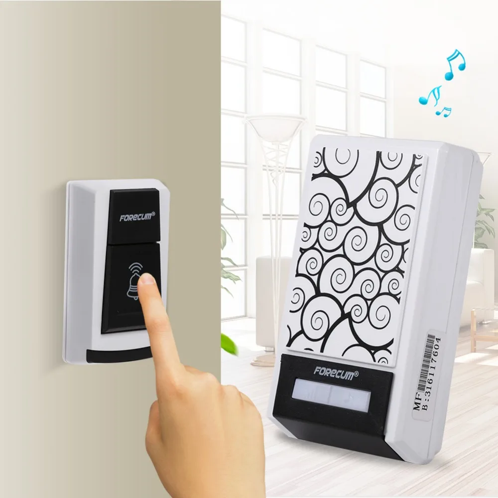 

Home Security Wireless Doorbells Door Bell Waterproof Doorbell Timbre Inalambrico W/ 1 Receiver/2 Receivers