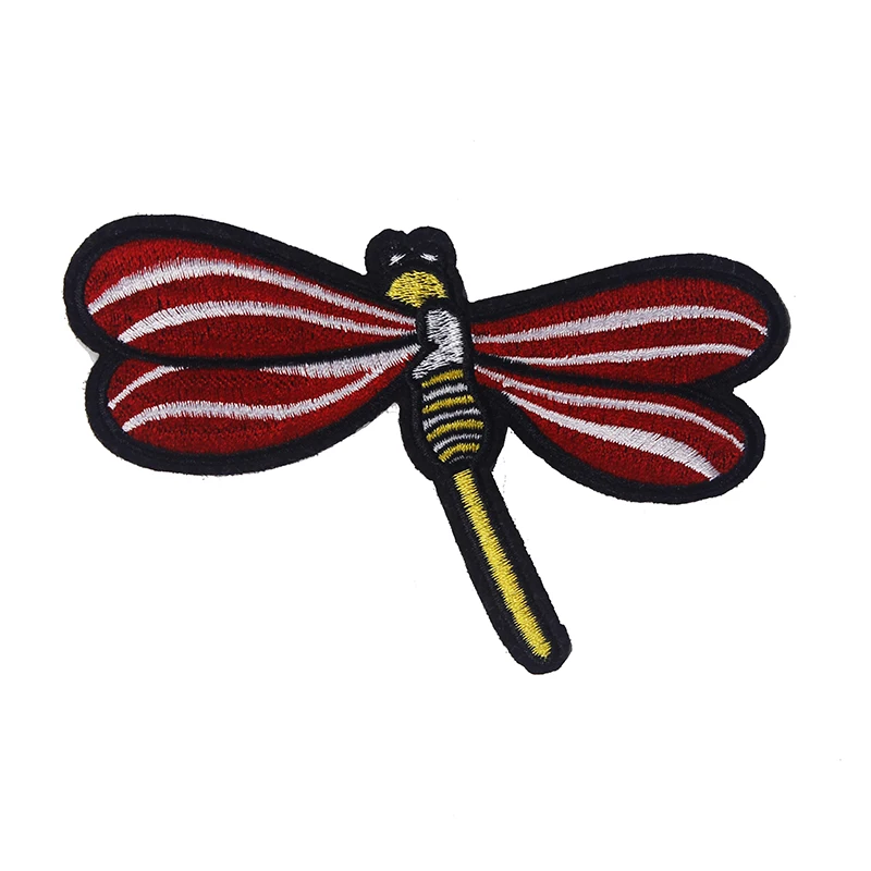 20pieces Dragonfly Embroidery Iron on Patches Applique Patch Lace