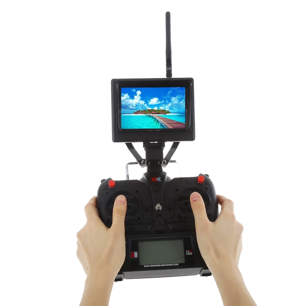 Оригинальный XK X300 F матовый Радиоуправляемый Дрон RTF 5 8G FPV 720P HD 2 4 ГГц 8CH 6 axis с