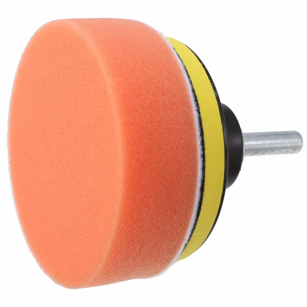 

Mayitr Durable 7Pcs 3 inch 80mm Car Polishing Buffing Pad Wheel Kit + Drill Adapter for Car Buffer Sponge Foam & Wool Blended