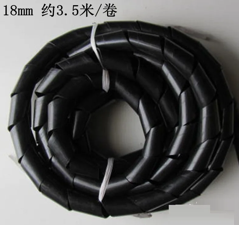 PE material black/white Wiring Accessories Cable Sleeves diameter 18mm